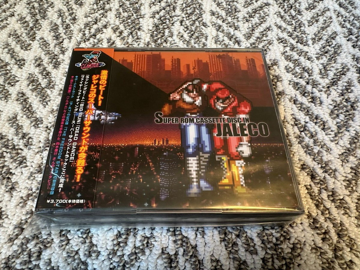 SUPER Rom Cassette Disc In JALECO - Video Game Music CD Soundtrack