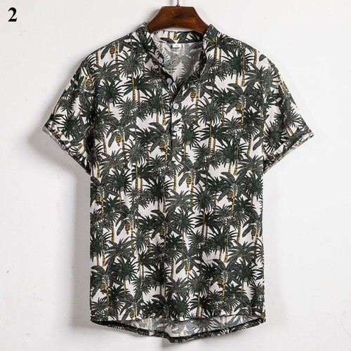Camiseta Para Hombres Hawaiana Floral Verano Manga Corta Playa Fiesta Informal Prendas para el torso Blusa - Imagen 28 de 32
