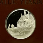 Sterling Silver Proof 1975 Medallic Yearbook Limited Edition Emperor HIROHITO