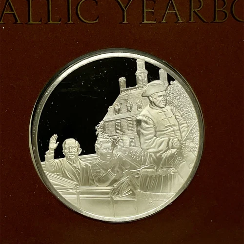 Sterling Silver Proof 1975 Medallic Yearbook Limited Edition Emperor HIROHITO