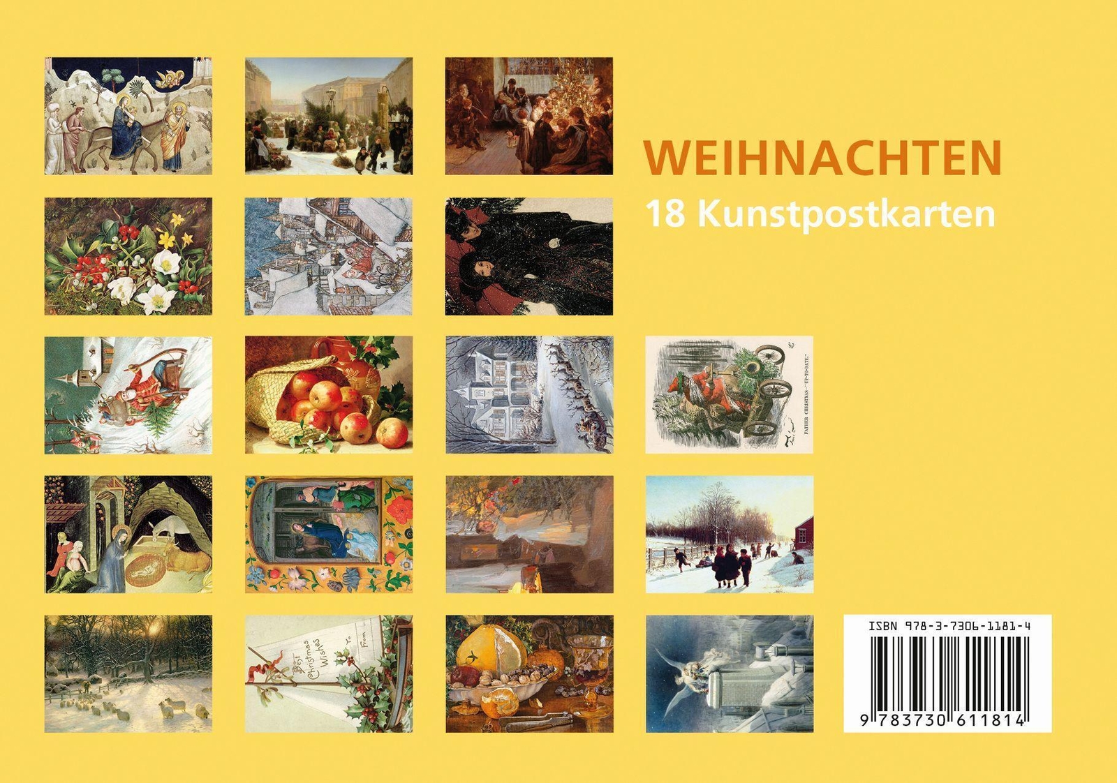 Thumbnail - Postkarten-set Weihnachten | 18 Kunstpostkarten | Anaconda Verlag |
