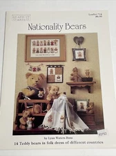 Graph It Arts Nationality Bears 14 Designs Leaflet 14 Cross Stitch Pattern