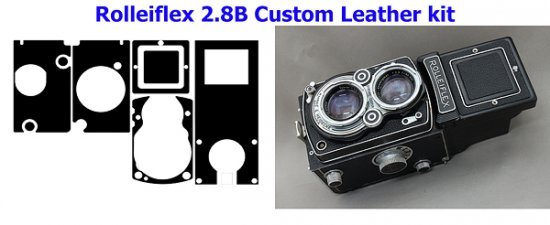Camera Replacement Skin Leather w/VIDEO instruc【Rolleiflex