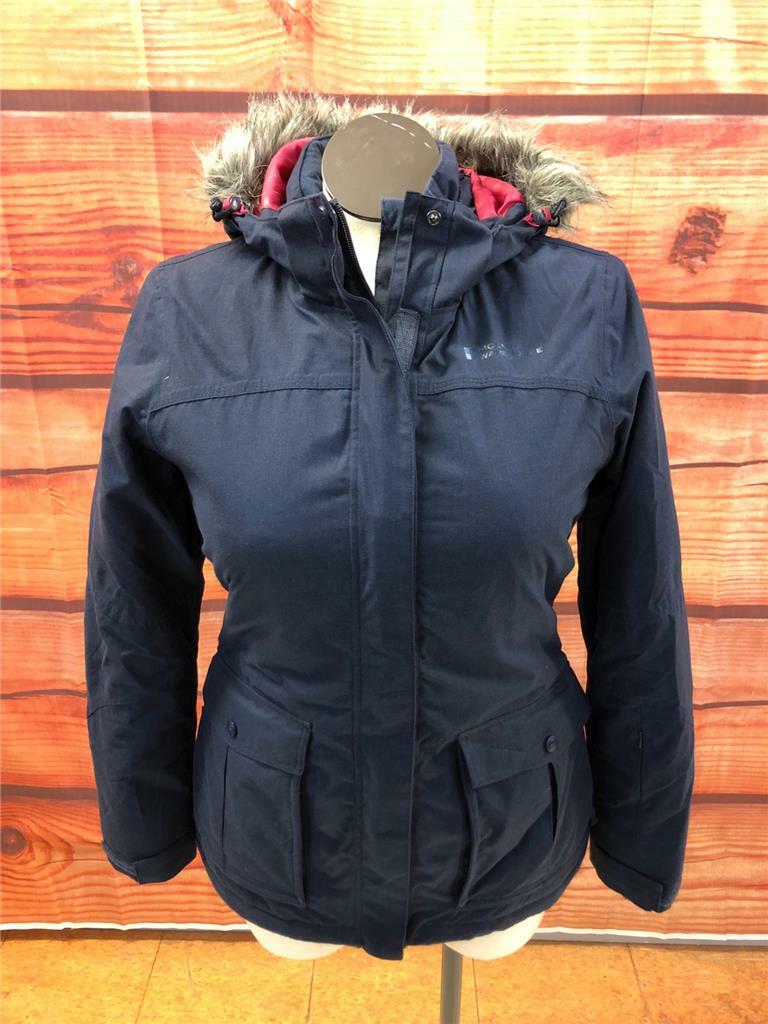 Mountain Warehouse Navy Faux Fur Lined Hood Snow Coat Size 10
