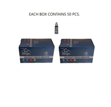  Ice Drops   Fresh Breath, Sugar Free,  icymint LOT OF 100 PCS (2 BOX) 