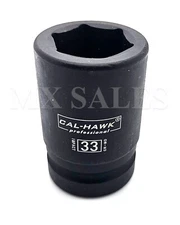 1" Drive 33mm Spindle Axle Nut Socket Deep 6 Point Socket