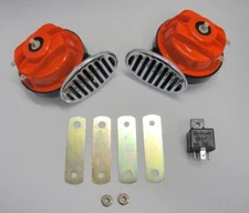 Wholesale Blow Out LOUD CHROME Hi Low Street Rod Rat Rod Horn Set