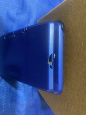 Nintendo DS Launch Edition Electric Blue Handheld System for parts