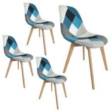 Chaises de salle à manger Serena en patchwork