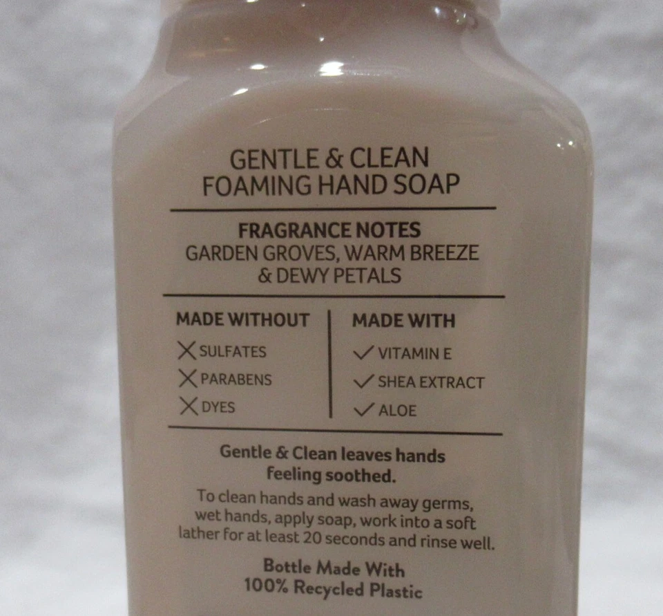 Bath & Body Works Gentle & Clean Foaming Hand Soap Lot 2 SPRINGTIME GREENHOUSE - Image 4 of 4