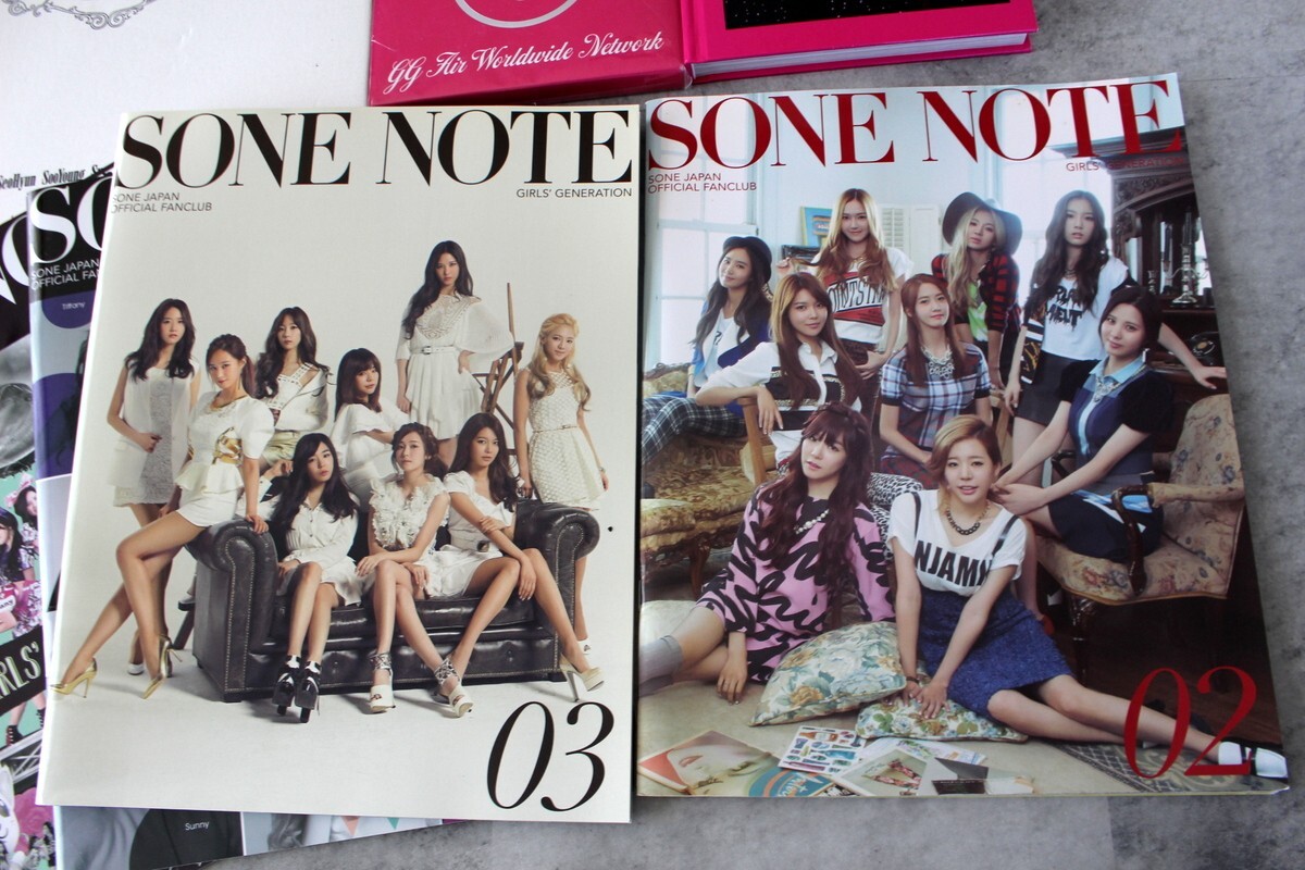 SET x7 SNSD Girl's Generation Pamphlet Photobook SONE NOTE Japan