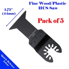 5 Wood Blade Oscillating Multi Tool Wood Metal Work DIY Universal Fit