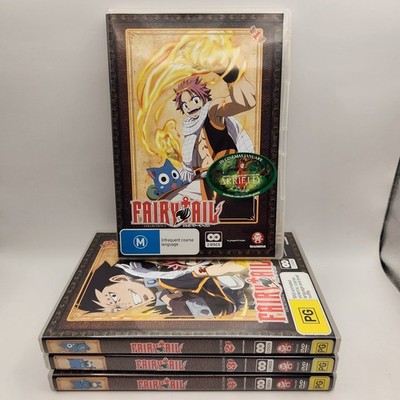 Fairy Tail Collection 1-4 PAL Region 4 DVD Anime English Subtitles TV Series 