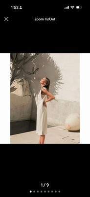 NWT Aware By Vero Moda Birch Vmplace Sleeveless Calf Dress Tank Midi Size S