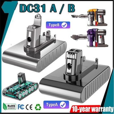 8000mAh Akku für Dyson DC45 DC44 Animal DC35 DC34 DC31 917083-01 Type A Type B