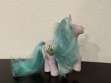 Hasbro My Little Pony G1 Princess Sparkle Unicorn Pony Lilac Blue Hair