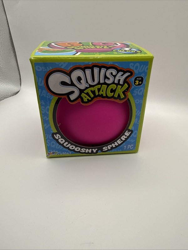 Squish Attack Squooshy Sphere- Stress Relief Fidget Toy Assorted PINK