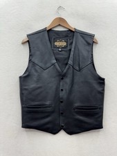 Guide Gear Men  s Medium Conceal Carry Leather Vest Black