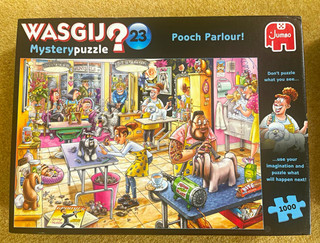 Wasgij Mystery 23 Pooch Parlour! 1000pc Interlocking Cardboard Puzzle