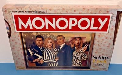 NEW! Monopoly: Schitt's Creek Board Game Daniel/Eugene Levy/Catherine O'Hara