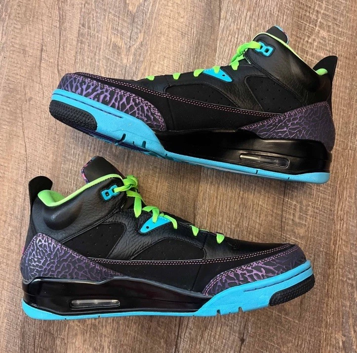 Nike Air Jordan Son of Mars Low Bel-Air Negro Talla 13 Tenis con Caja 580603-019 Foto 4 de 4