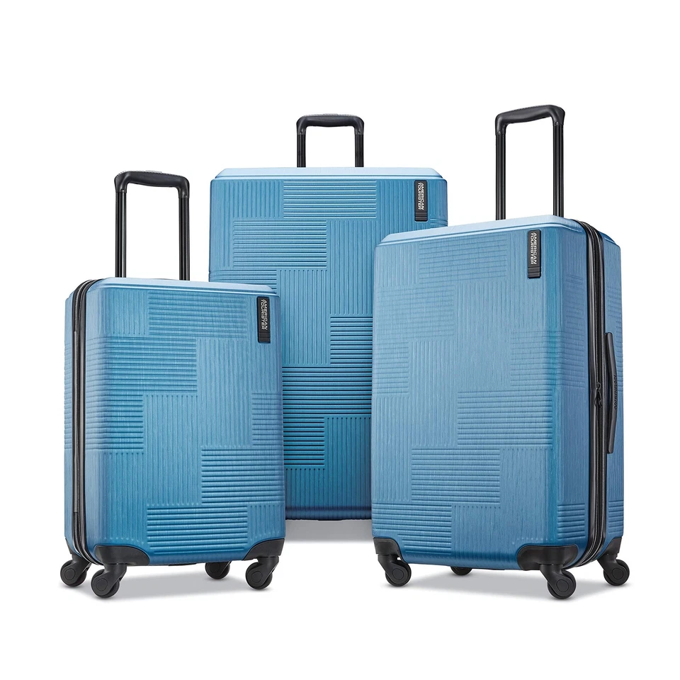 Stratum XLT Expandable Hardside Luggage with Spinner Wheels, Blue Spruce, Che... - Image 3 of 4