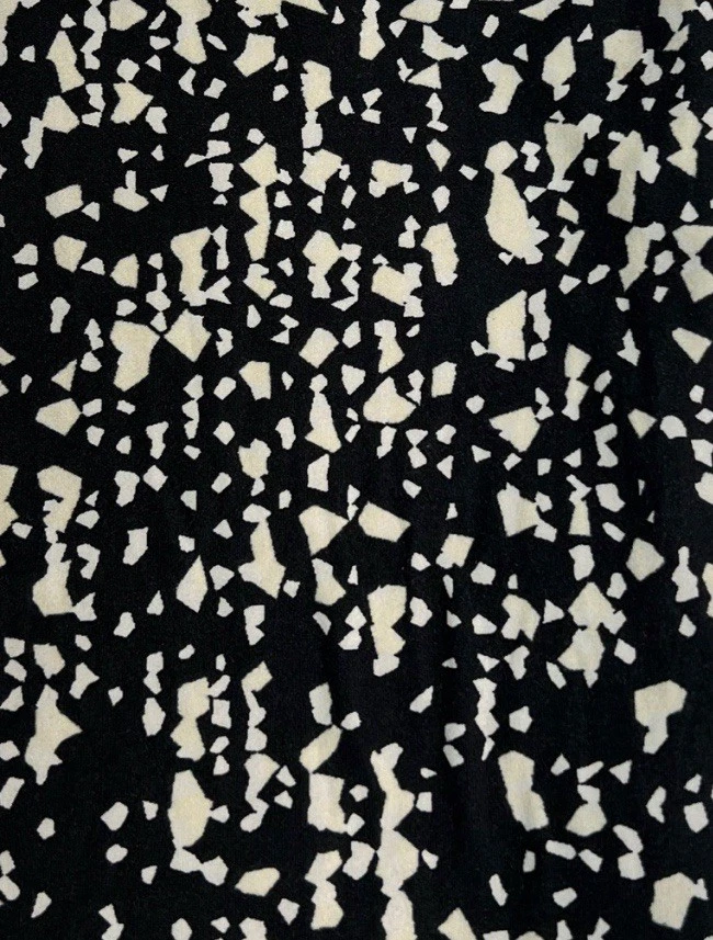 Леггинсы LuLaRoe OS один размер ЧЕРНЫЕ СЕРЫЕ современные с пятнами МОЗАИКА в горошек повседневные - Изображение 2 из 4