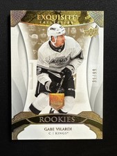 20-21 UD Exquisite Hockey Gold SP Rookies R-GV Gabe Vilardi /99