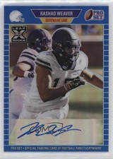 2021 Leaf Pro Set Metal 1989 Blue Rainbow /75 Rashad Weaver #PA-RW1 Auto 0x4v