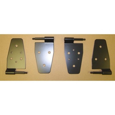 Rugged Ridge Black Door Hinge Kit Fits 87-06 Jeep Wrangler