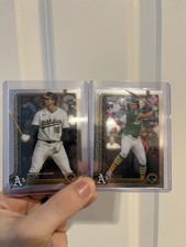 Topps Chrome Rookie Nick Kurtz Oakland Athletics 2024 Lot 2 2025 Season Baseball