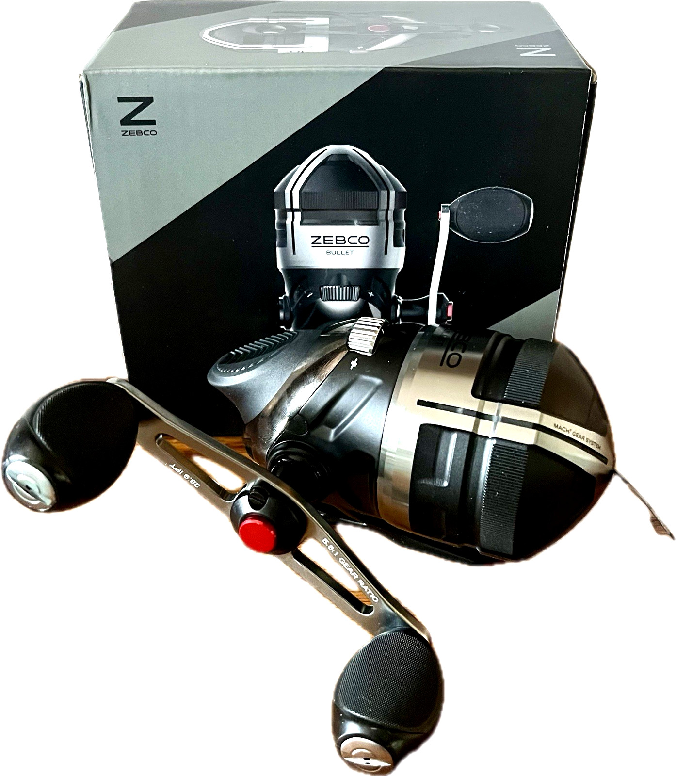 ZEBCO BULLET Size 20 Spincast Fishing Reel 9 BB 5.8:1 Ger Ratio Fast 28.9 ipt