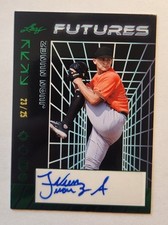 2024 Leaf Futures Multi Sport Juan Nunez Green Auto SN/25