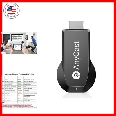 4K/1080P Anycast M100 Wireless Display Adapter, WiFi Display Dongle HD Screen...