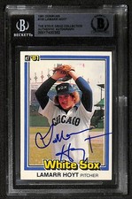 Lamarr Hoyt Signed 1981 Donruss White Sox Card Beckett