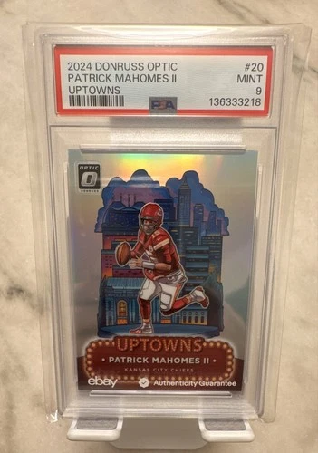 2024 Panini Donruss Optic - Uptowns Patrick Mahomes II #20 - PSA 9 🔥
