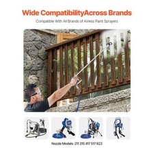 Airless Paint Spray Gun and Hose Kit 3600PSI High Pressure Paint Sprayer