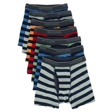 Fruit of the Loom Boy's Eversoft Cool Zone Striped Boxer Briefs 7 Pack