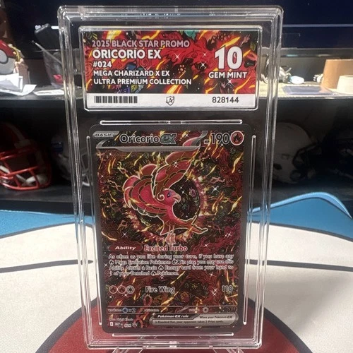 Oricorio Ex 024 Black Star Promo Ace 10 - Perfect Subs- English