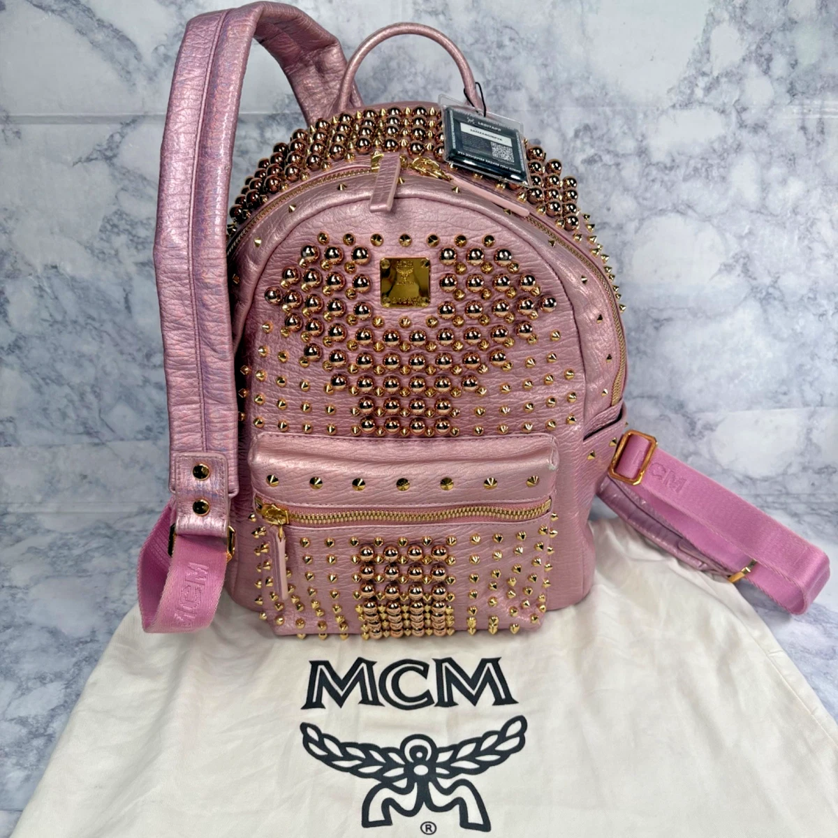 MCM バックパック ピンクバッグ & ハンドバッグ 女性用 | eBay