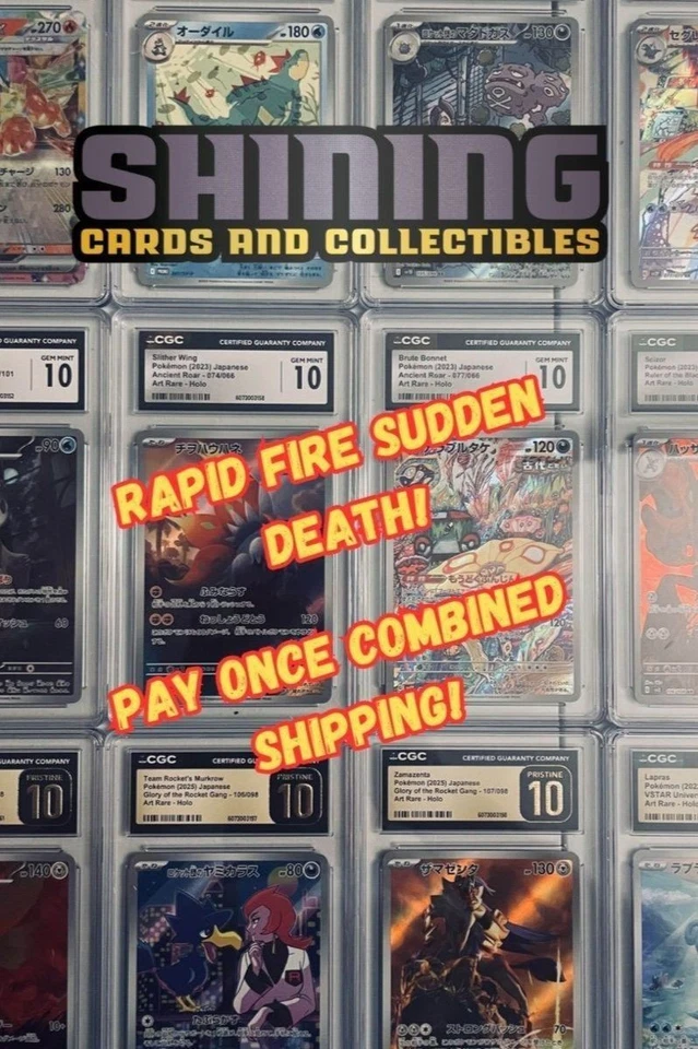 Rapid Fire Slabs - 10s and Pristines with LARRY!