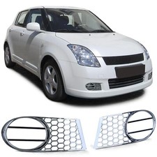 Nebelscheinwerfer Abdeckungen Gitter Cover Chrom für Suzuki Swift MZ EZ 05-08