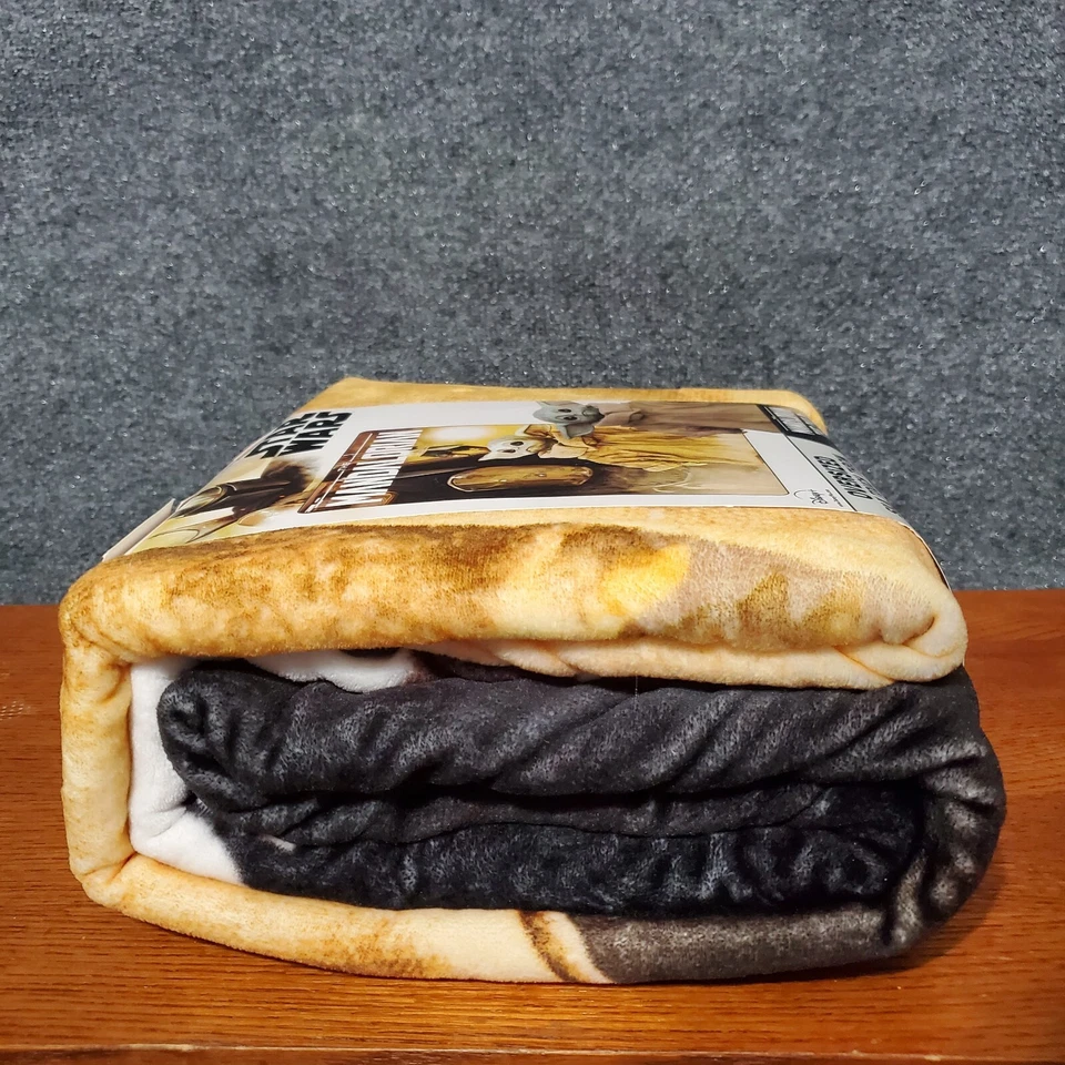 Cobertor Star Wars The Child tamanho grande toque de seda 60”x 80” NOVO alvo - Imagem 4 de 4