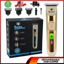 Rechargeable Electric Men Hair Clipper Shaver Trimmer Razor haircut Grooming Kit