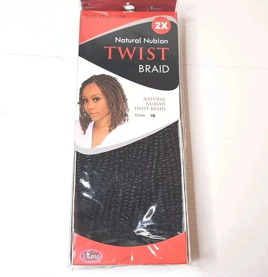 Original Natural Nubian Twist Braid 100% Kanekalon 2X BraidingHair Elastic Twist - Image 3 of 4