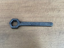 Vintage Cast Iron VONO Bed Frame Bedstead Spanner c.1900's Historical Item
