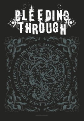 BLEEDING THROUGH - Lost - Flagge Posterfahne Textilposter -  Neu #758