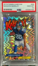 1 Saquon Barkley Card +8 Modern Cards NFL HOT Pack Repack Rookies! Mystery Pack