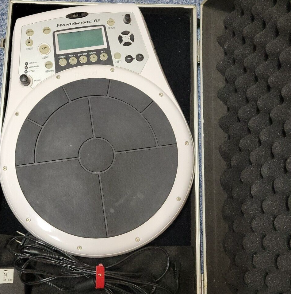 Roland HPD10 HandSonic Electric Percussion Drum Rhythm Coach White