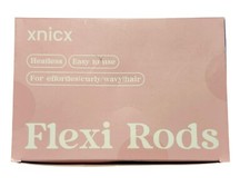 47Pcs 7'' Hair Curlers Rollers Flexi Rods Flexible Curling Rods Set No Heat